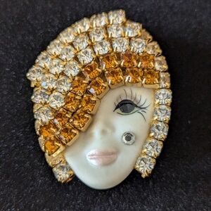 Morningstar Brooch Signed.